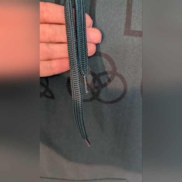 Led Zeppelin Unisex Green Hoodie Size L - Picture 4 of 14